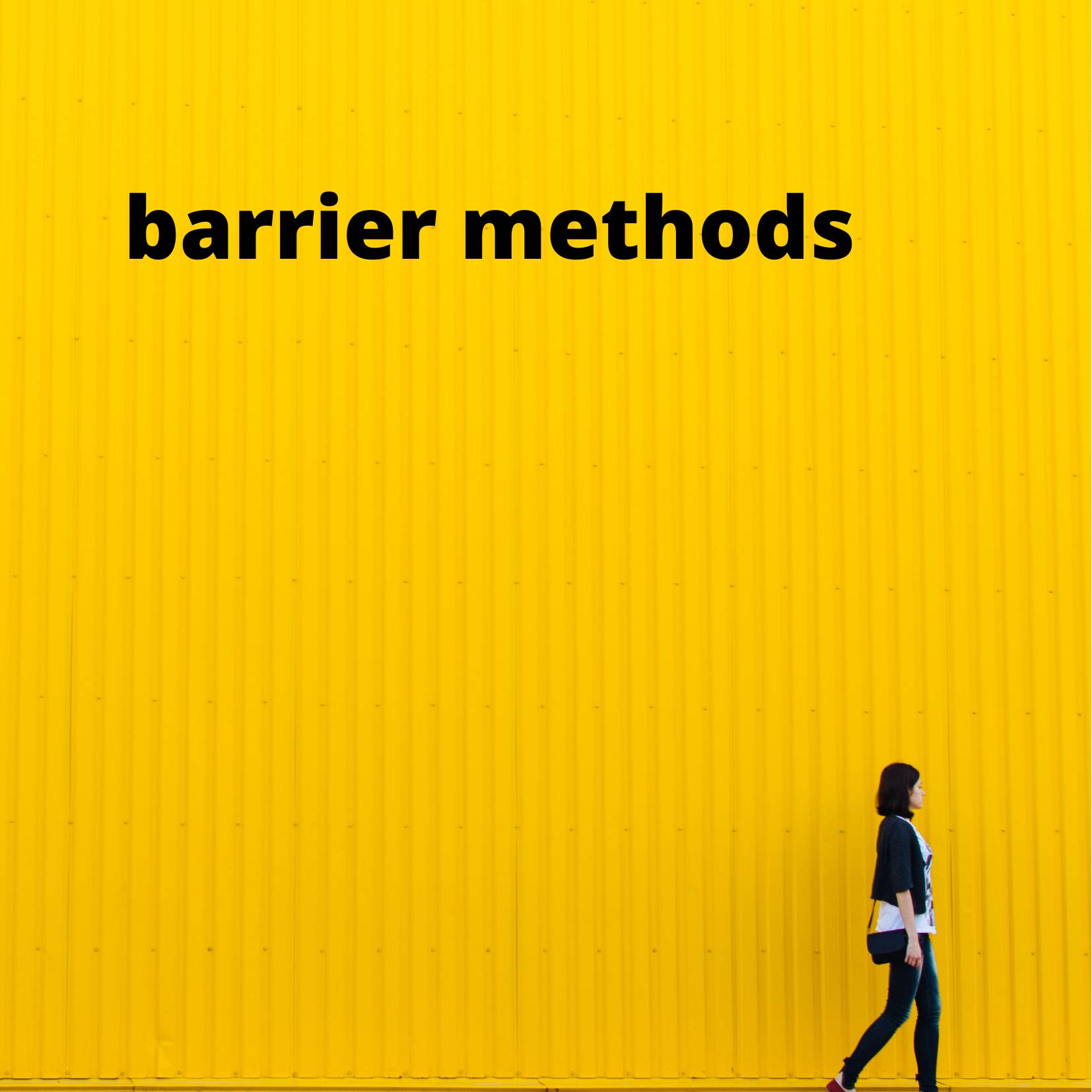 barrier methods